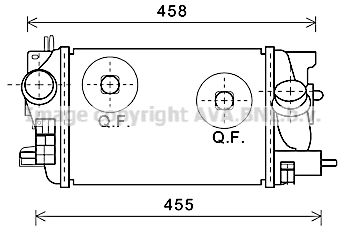 AVA QUALITY COOLING Välijäähdytin OL4593